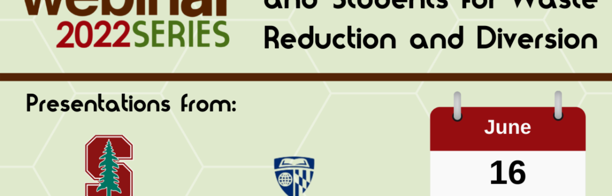 curc webinar 2023 series engaging faculty staff and students for waste reduction and diversion title slide